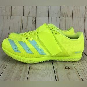 ADIDAS ADIZERO Mens High Jump Track Size 14.5 SOLAR YELLOW FW2245